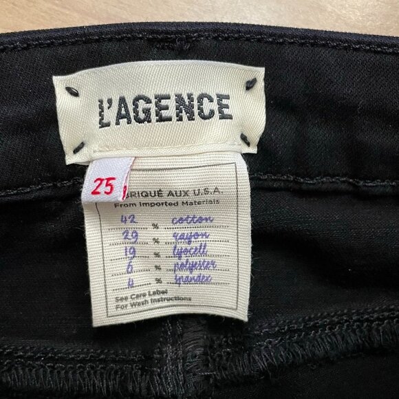 L'Agence Margot High-rise Skinny Jean black size 25 - Picture 4 of 5